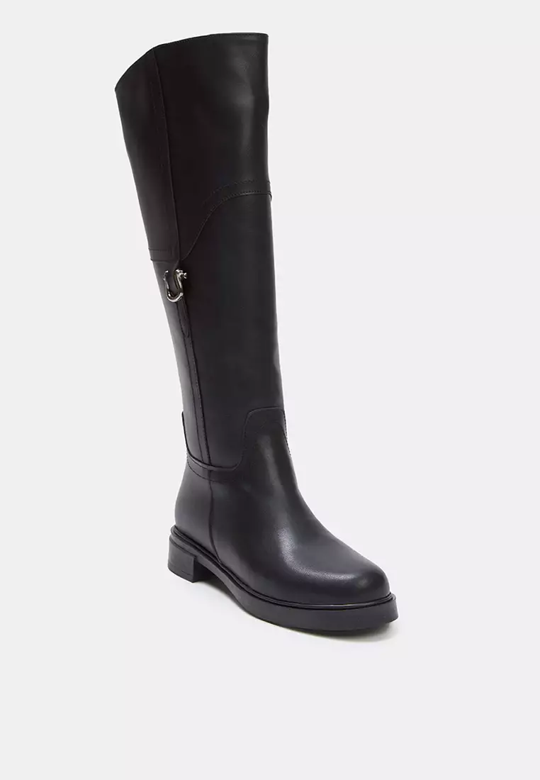 Buckled Riding Boots