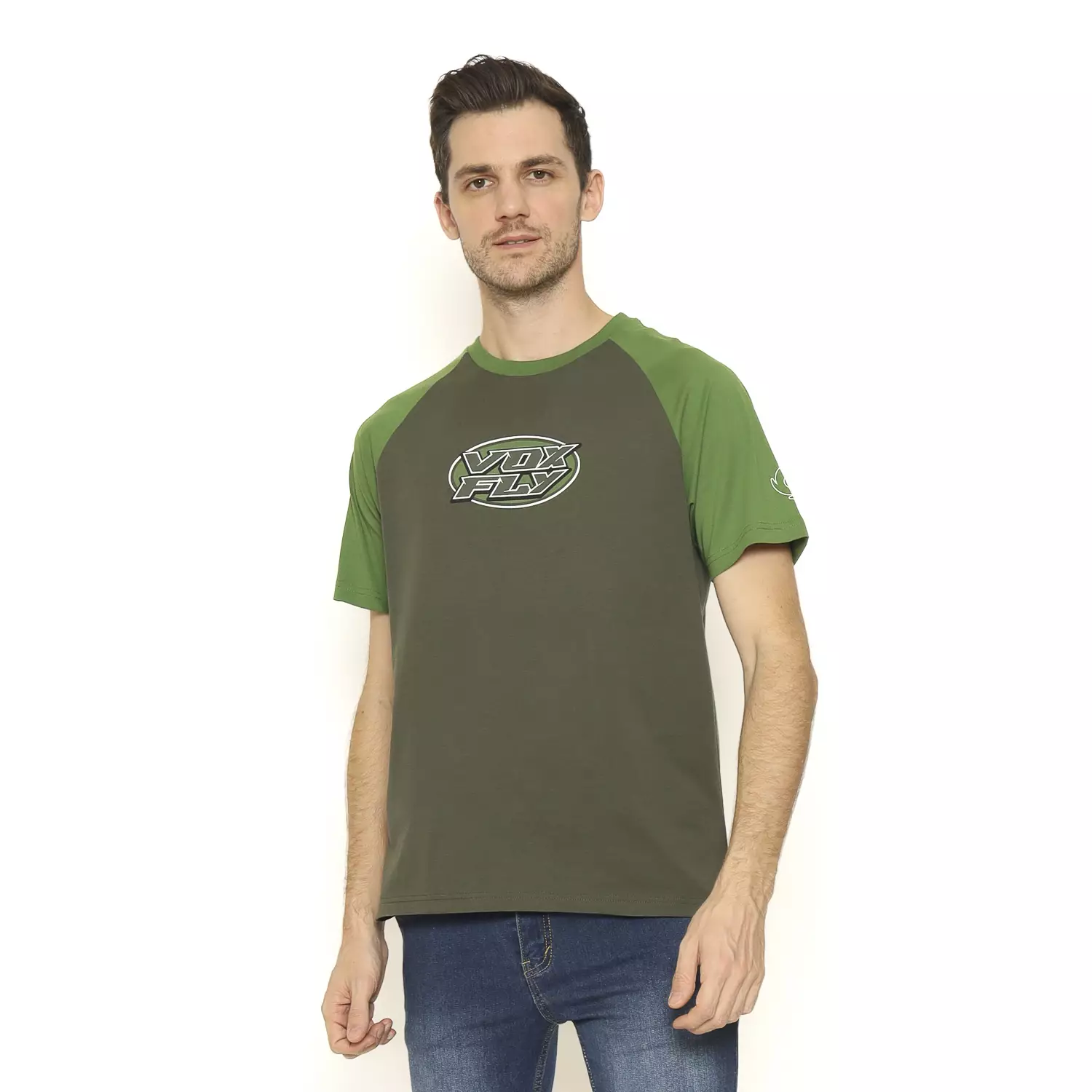 Voxfly Kaos lengan pendek Pria Vertine Raglan Men Tee Planet Surf
