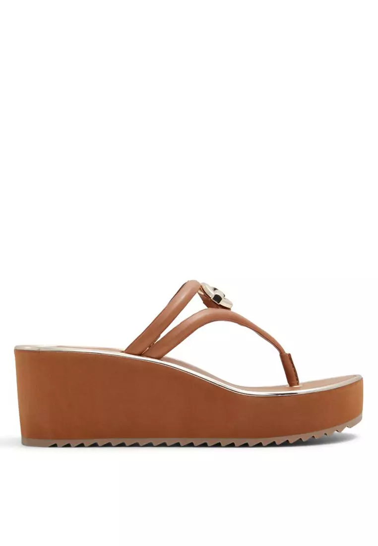 Albobrenna T-Strap Wedge Sandals