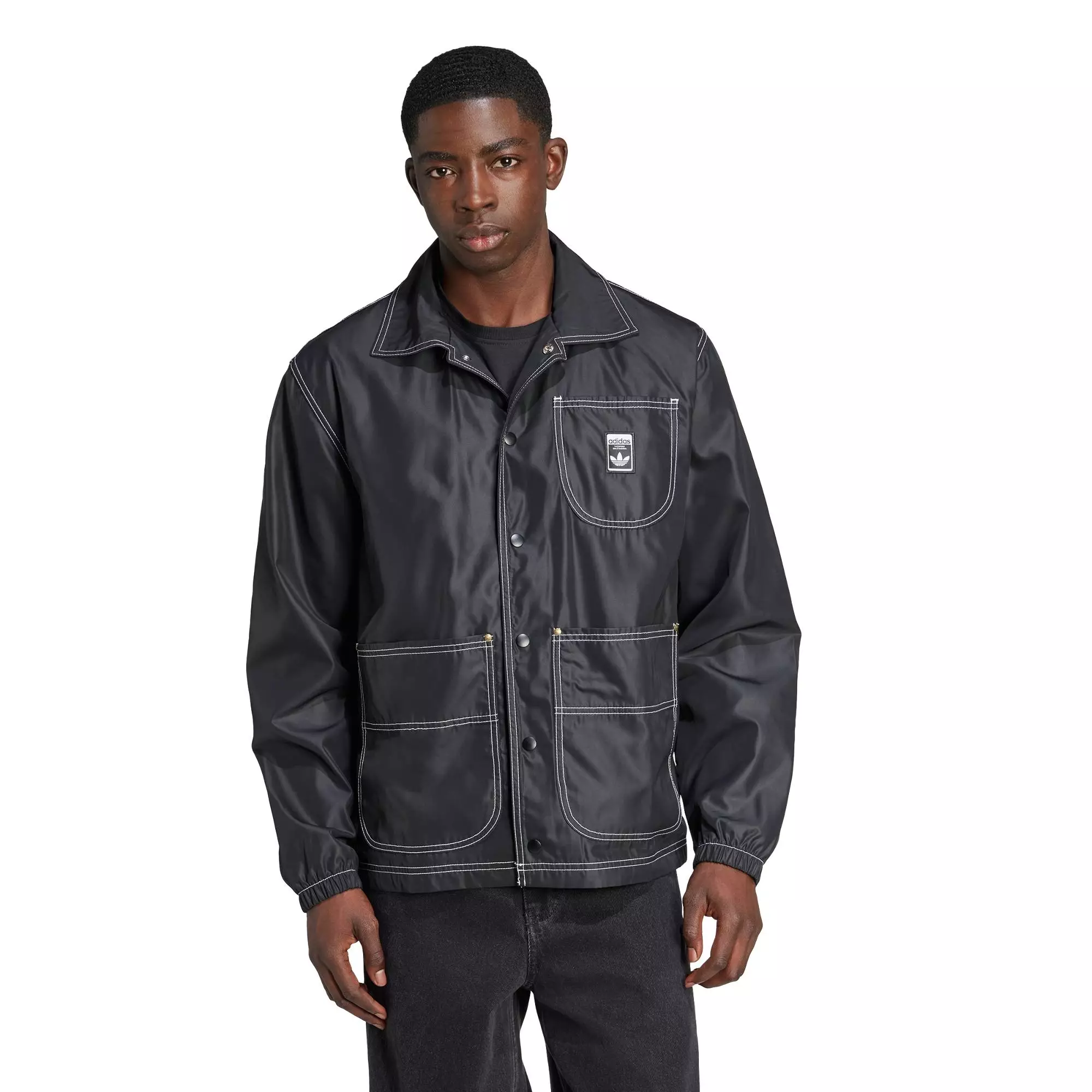 Lifestyle Wabash Regular Coach Jacket Men Black JW0174