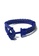 Splice Cufflinks blue Grapple Series Blue PU Leather Electric Blue Anchor Bracelet SP744AC39XGASG_1