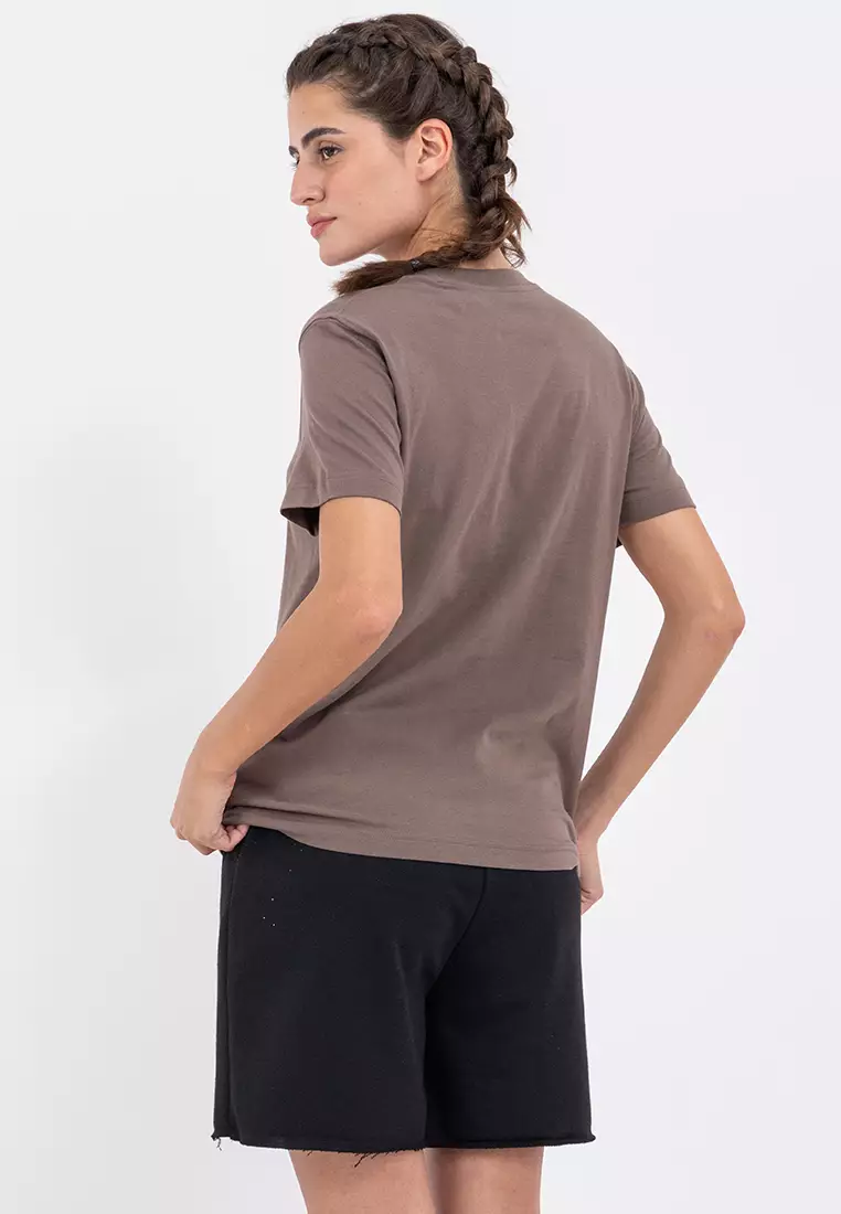 Sport Essentials Jersey Logo T-Shirt Womens TOP-36282