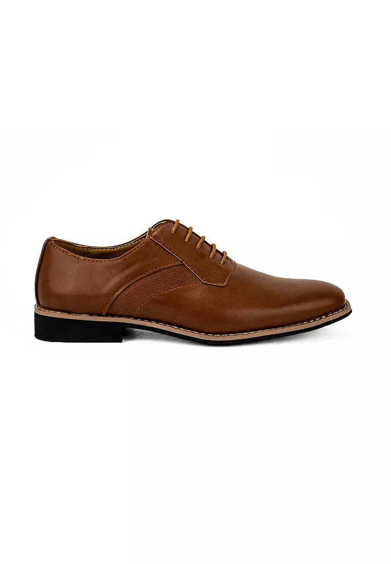 Discount on Mario D' boro Runway  shoes - SKU: Men's Formal Oxford Shoes MW 23049 Tan C23