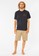 Rip Curl black Rock Solid Stacked Tee - Washed Black 8C555AA8CE7AA5GS_3