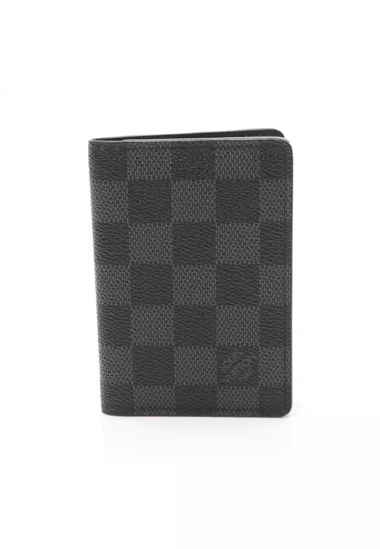 Louis Vuitton Damier Graphite Canvas Money Clip Bi-Fold Wallet