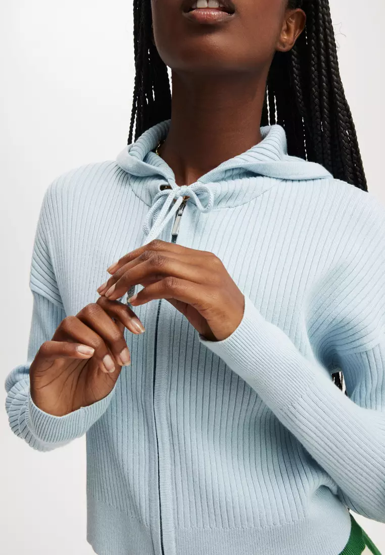 Zip It Good Hood Knit Cardigan