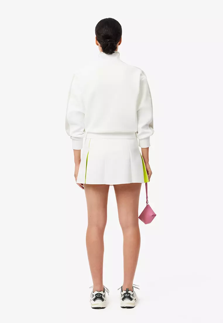 Adjustable Color-Block Interlock Skirt