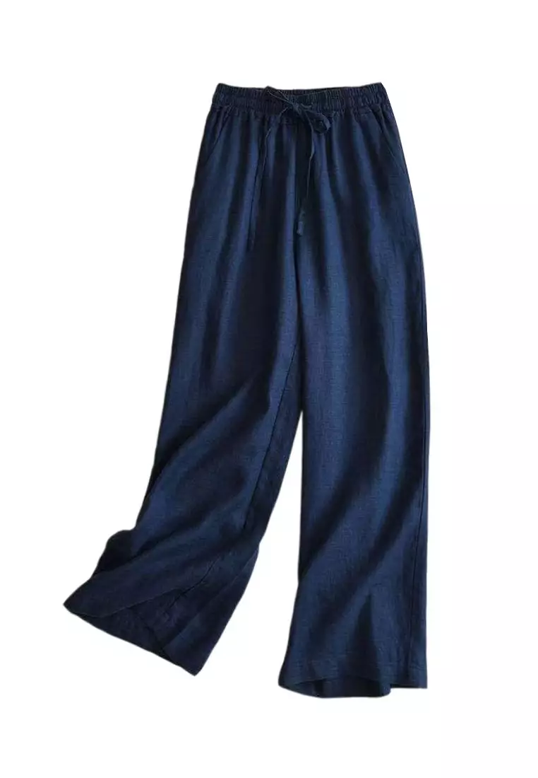 Big Size Cotton-flax Casual Pants RZ9020
