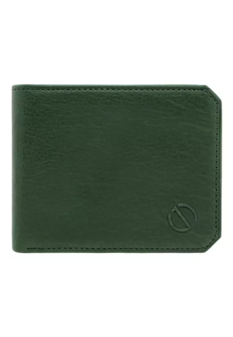 Jack Studio Vegetable Tanned Leather RFID ID Coin Bifod Wallet JWC 30858