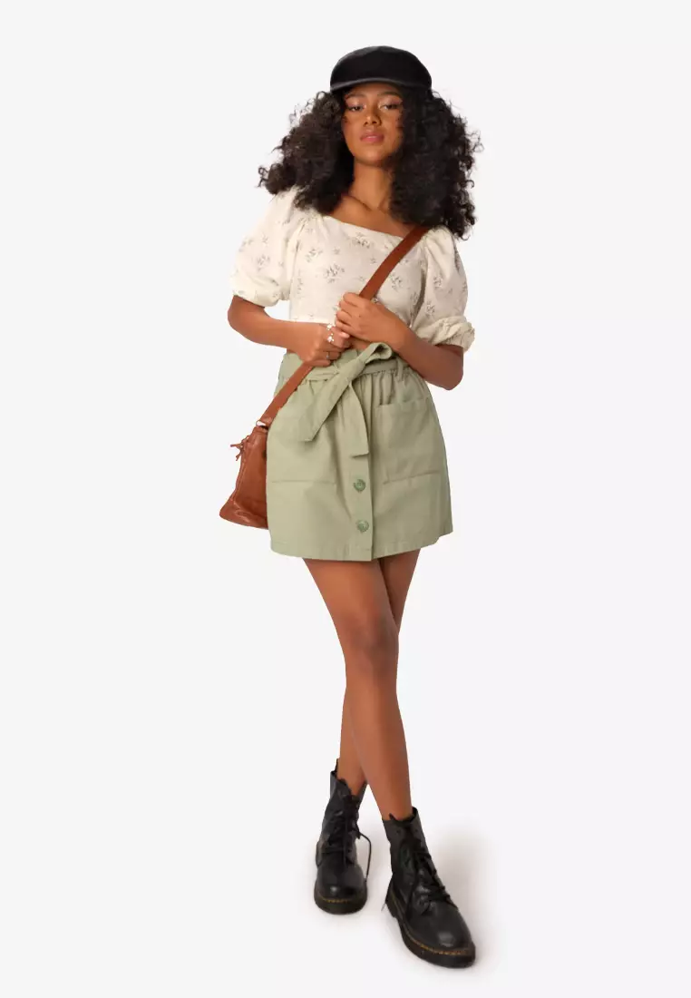 Khaki skirt deals womens hat