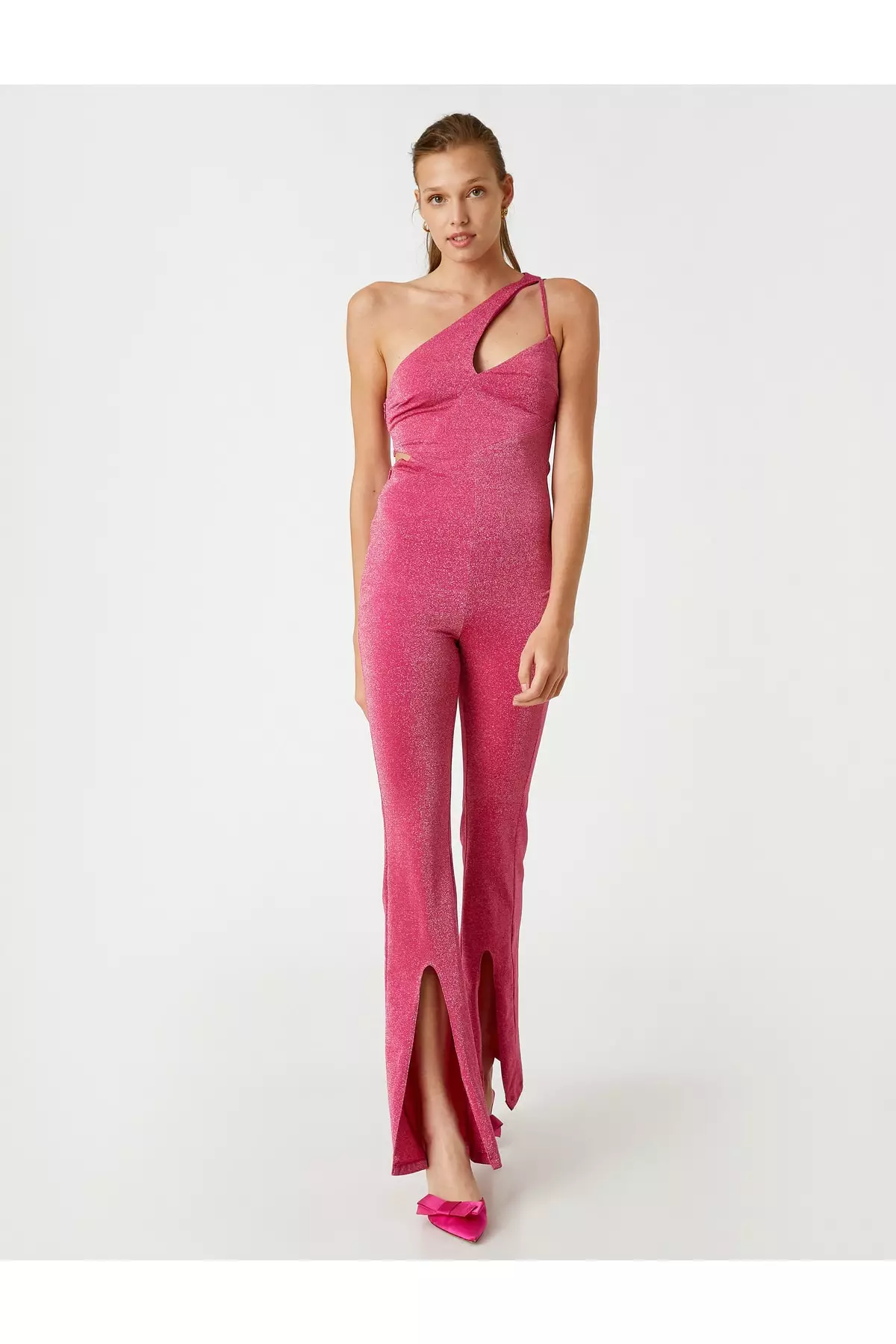 Shimmering Evening Dress Jumpsuit