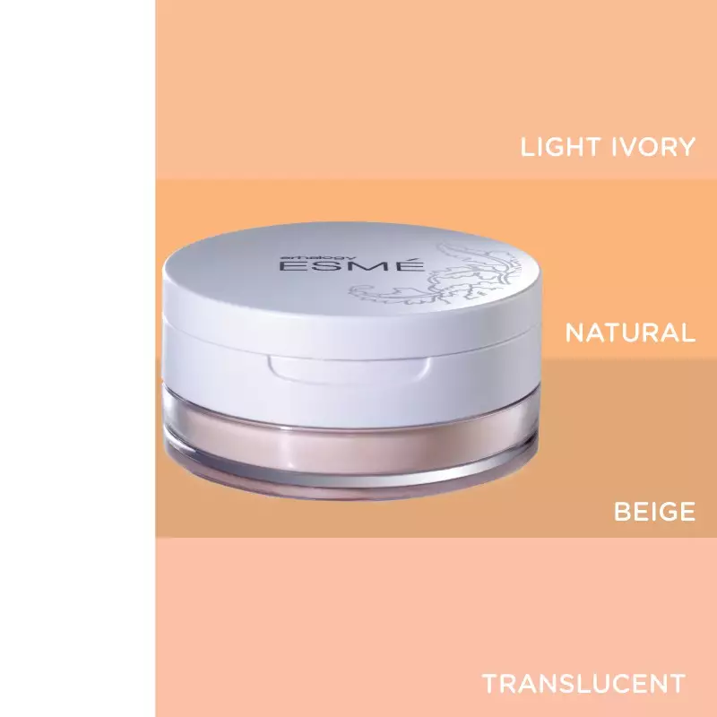 ERHA Esme True Matte All Skin Types Translucent 15G - Bedak Wajah