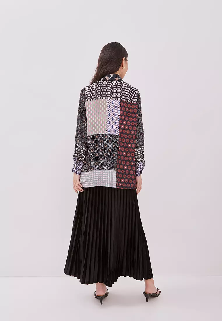 Kamilaa by Itang Yunasz Kara Shirt Brown