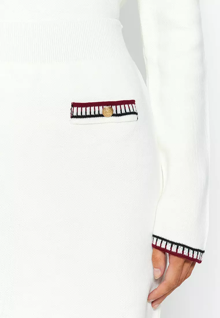 Button Top & Skirt Set