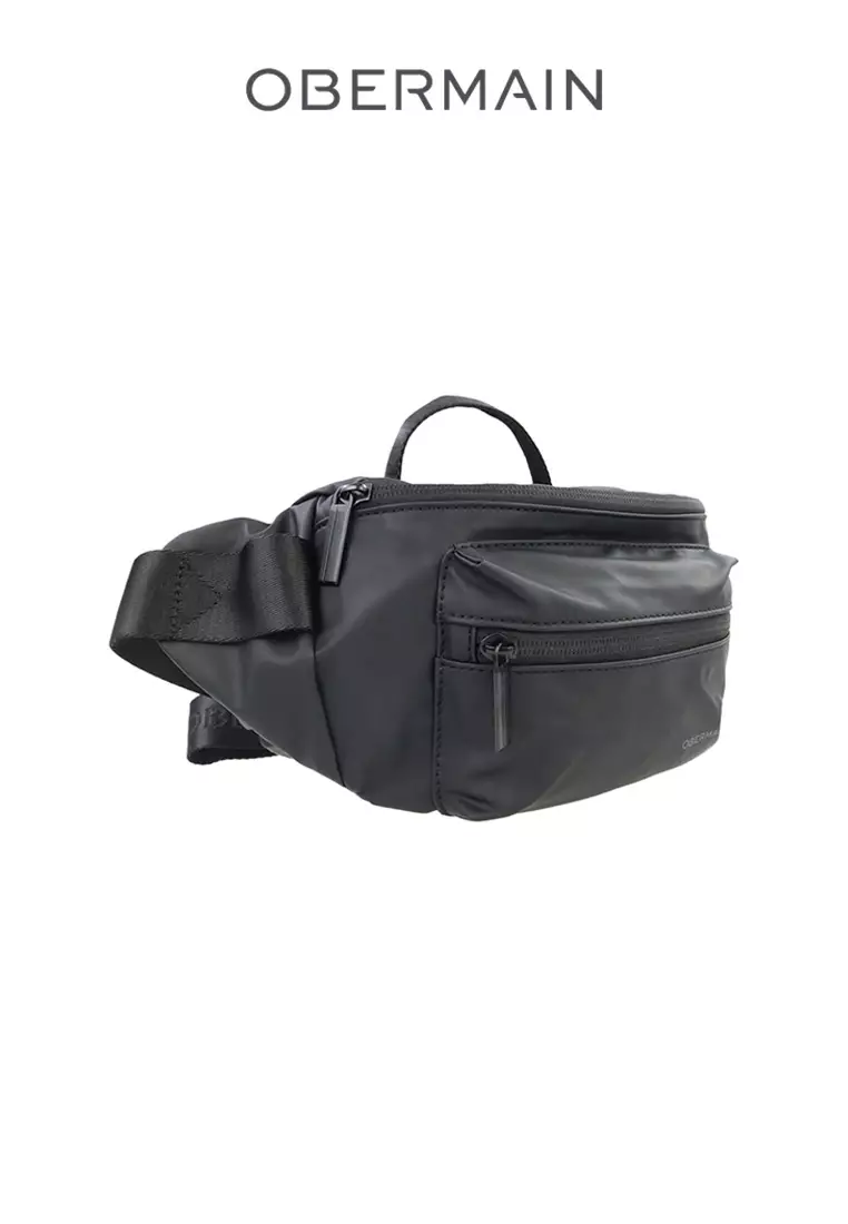 Men's Waist Bag Nylon Black