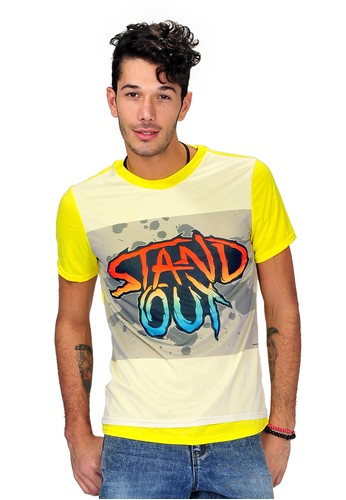 SIMPAPLY's Stuckle Yellow Men's Tshirt