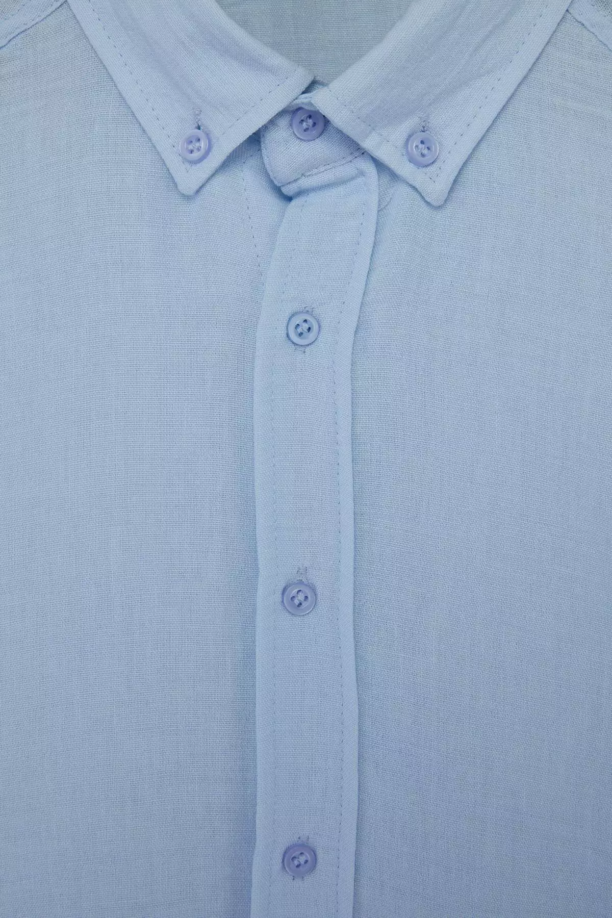 Light Blue Regular Men'S Shirt Tmnss26Go00036