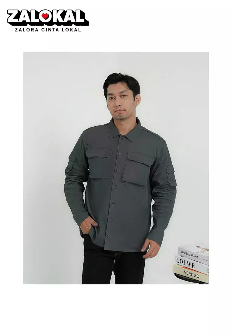 KASEP DEVANO OUTER (2 warna) Outerwear - DARKGREY