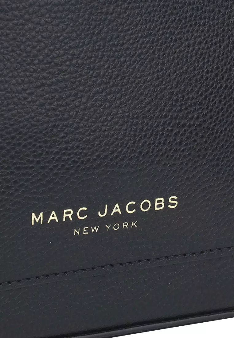 Buy Marc Jacobs Marc Jacobs The Grind Leather Cosmetic Pouch In Black ...