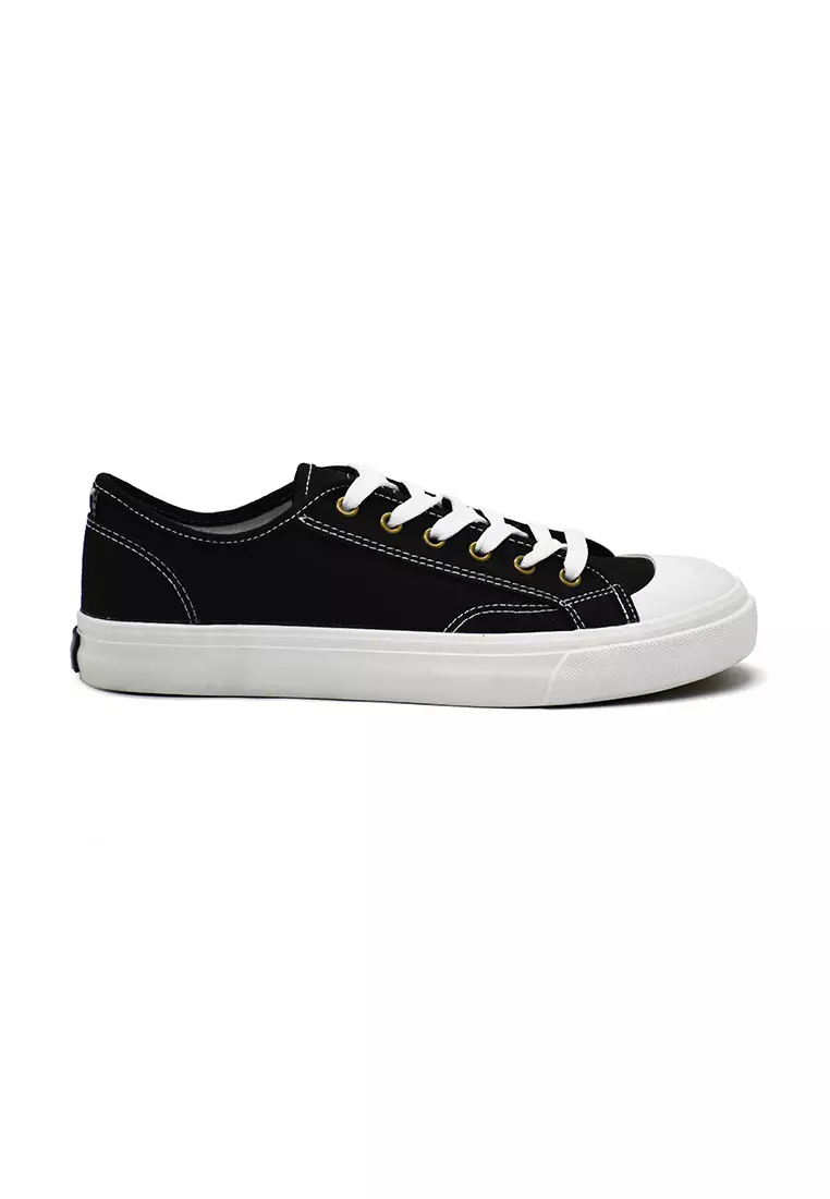 Carvil Sepatu Pria Berlion-SM Black/White