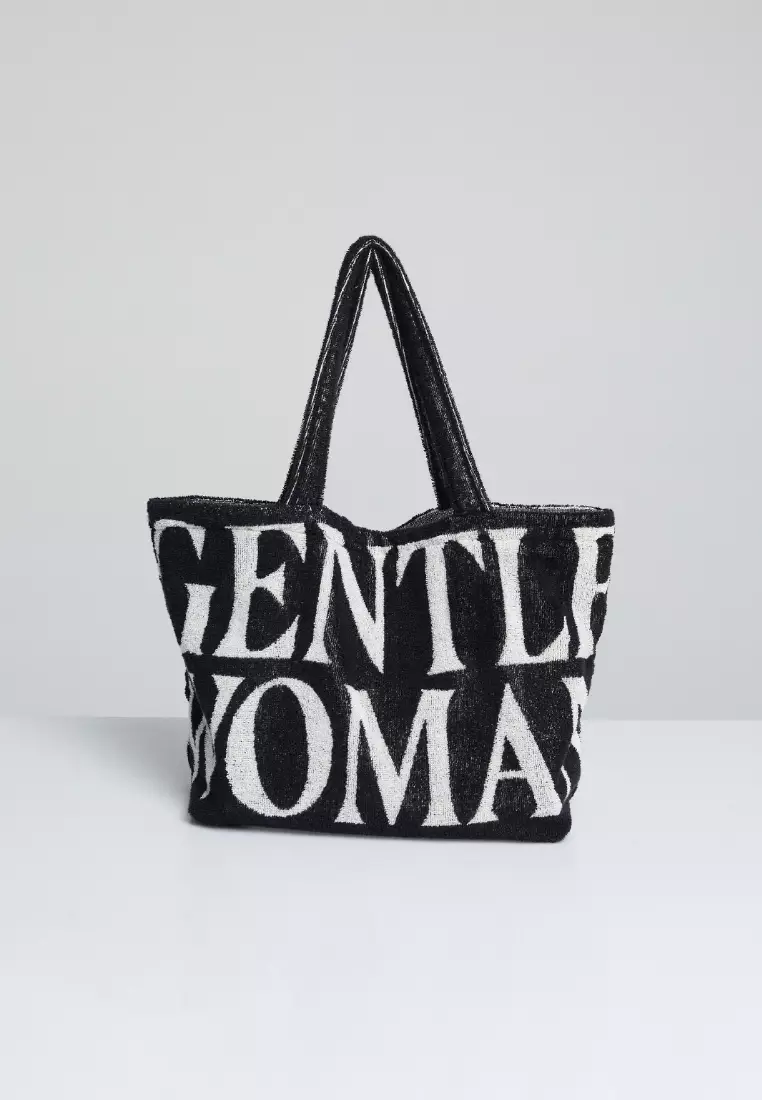 Jual Gentlewoman GW TERRY TOTE BAG BLACK Original 2024 | ZALORA Indonesia