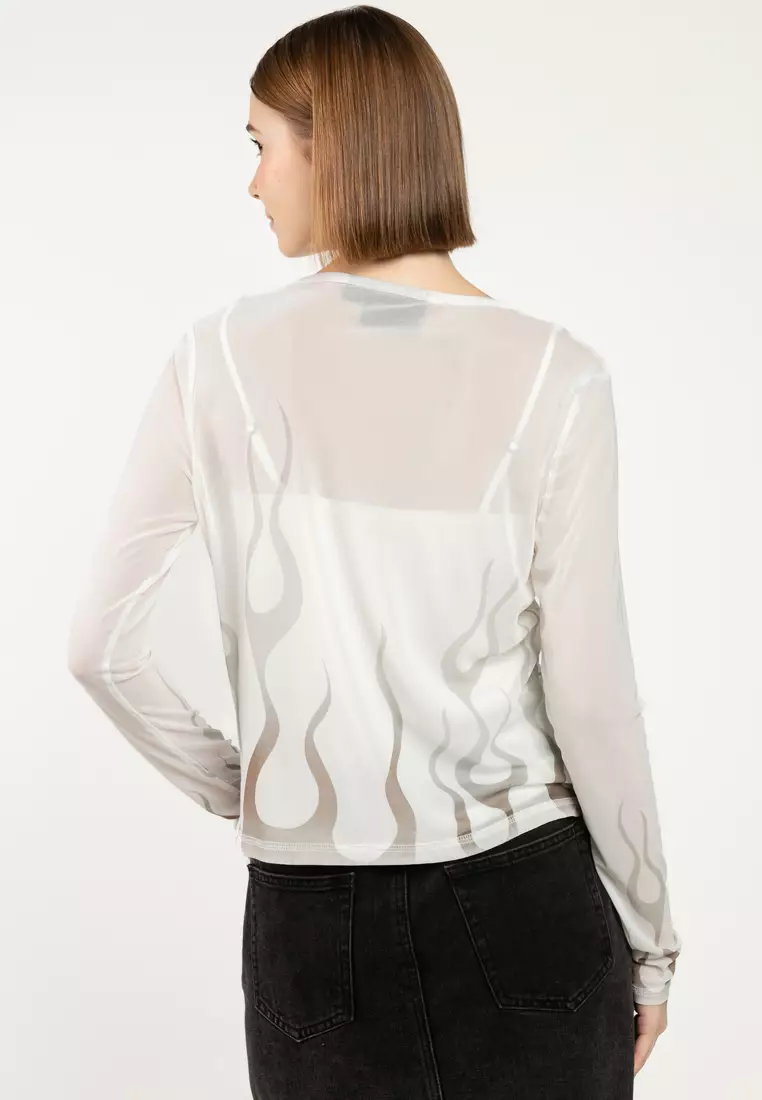 Harley-Davidson® Flames For Days Mesh Top
