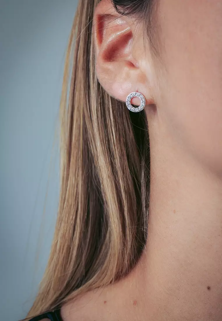 Buy GEORGINI BABY CIRCLE CZ STUD EARRING 2024 Online ZALORA