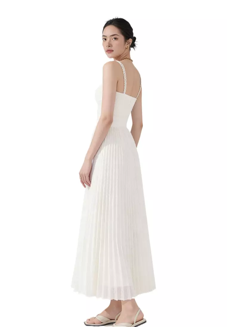 Double Strap Solid Maxi Dress CA26022437