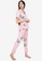 F.101 pink Cotton Short Sleeve Pajama Set 86AD2AA28ECFF6GS_4
