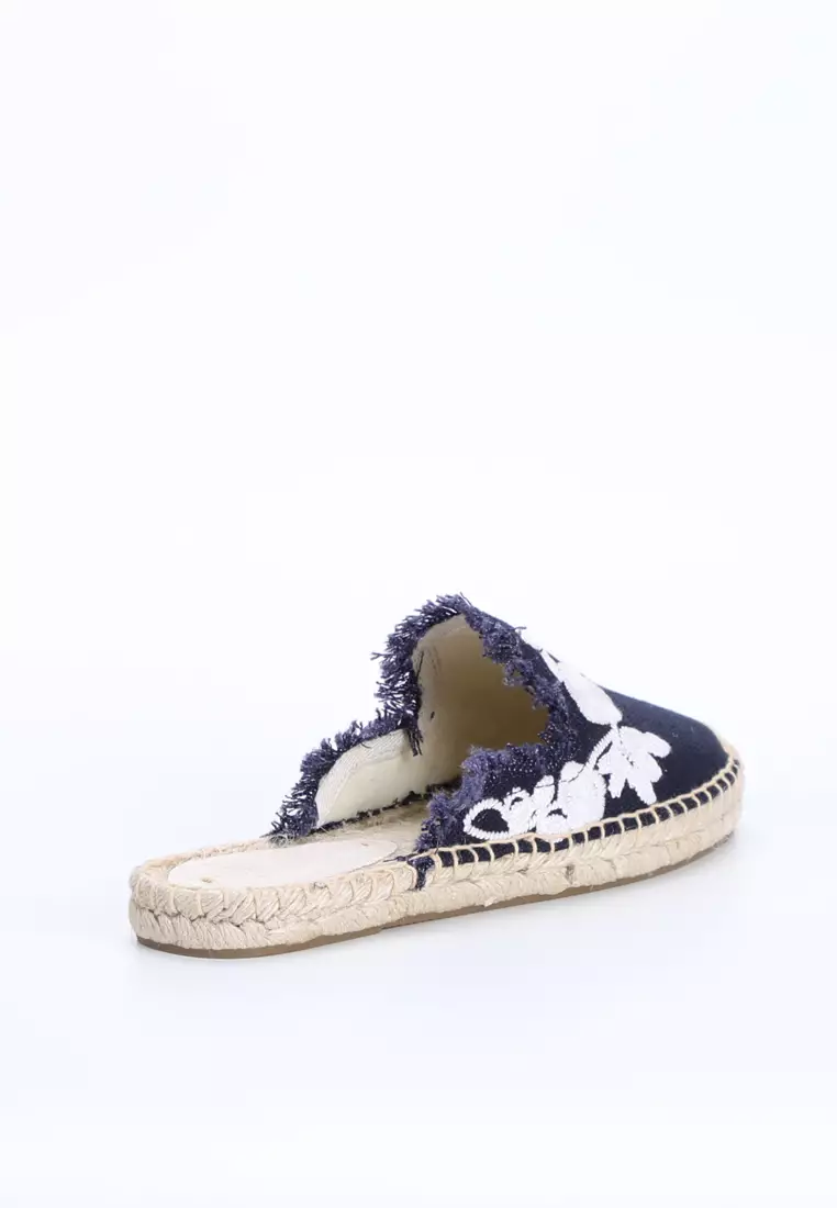 Embroidery Linen Espadrilles HB001