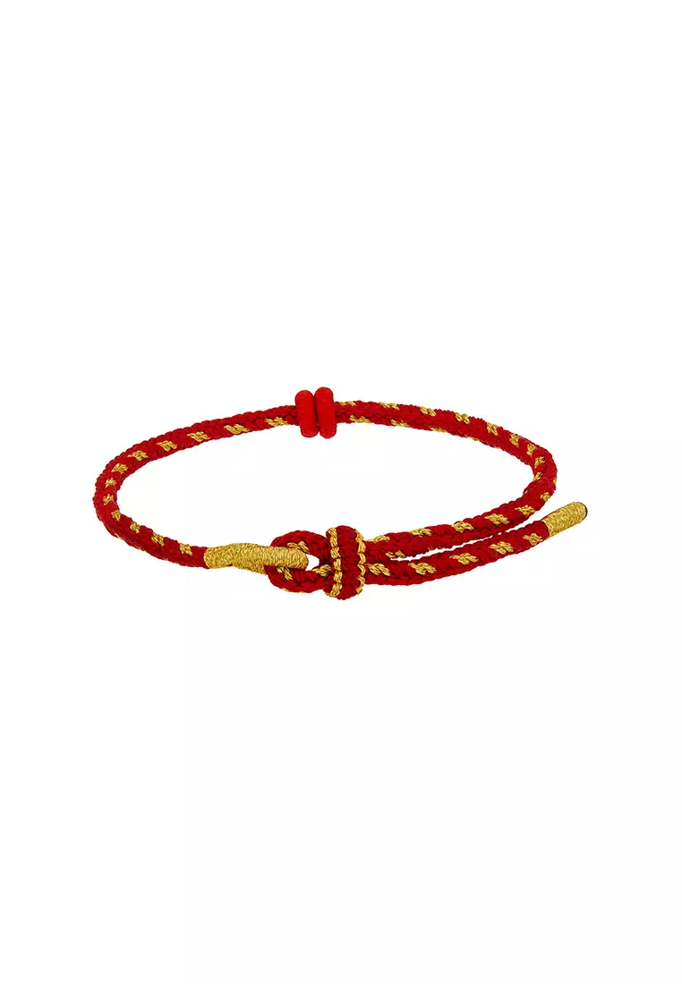 HABIB Adjustable Cord Bracelet (Red) WWGB2710125