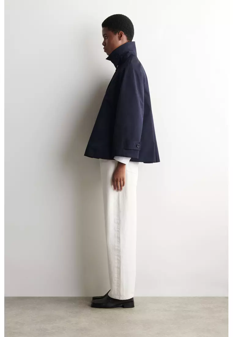 A-LINE COTTON-TWILL JACKET