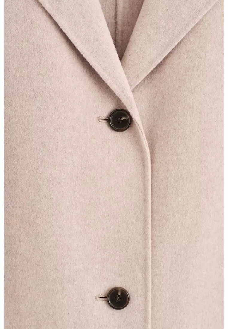DOUBLE-FACED WOOL LONG COAT