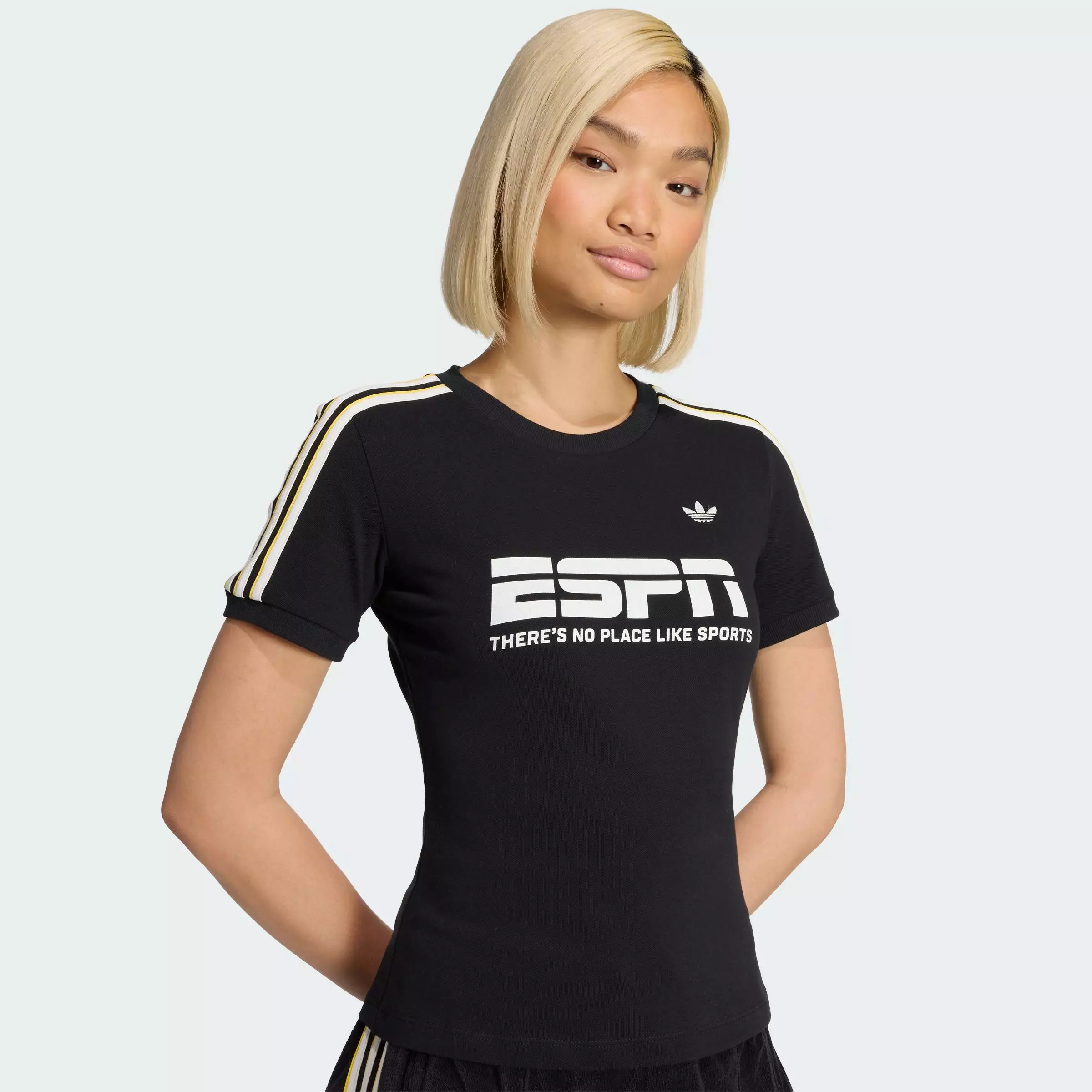Lifestyle COTTON CALI TEE WITH SPONSOR Women Black KD1380
