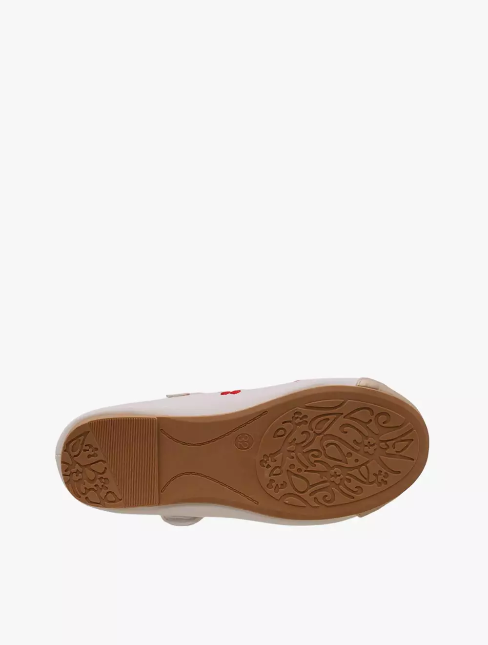 Payless Chrissie Childrens Cherish Youth Flats - White_07