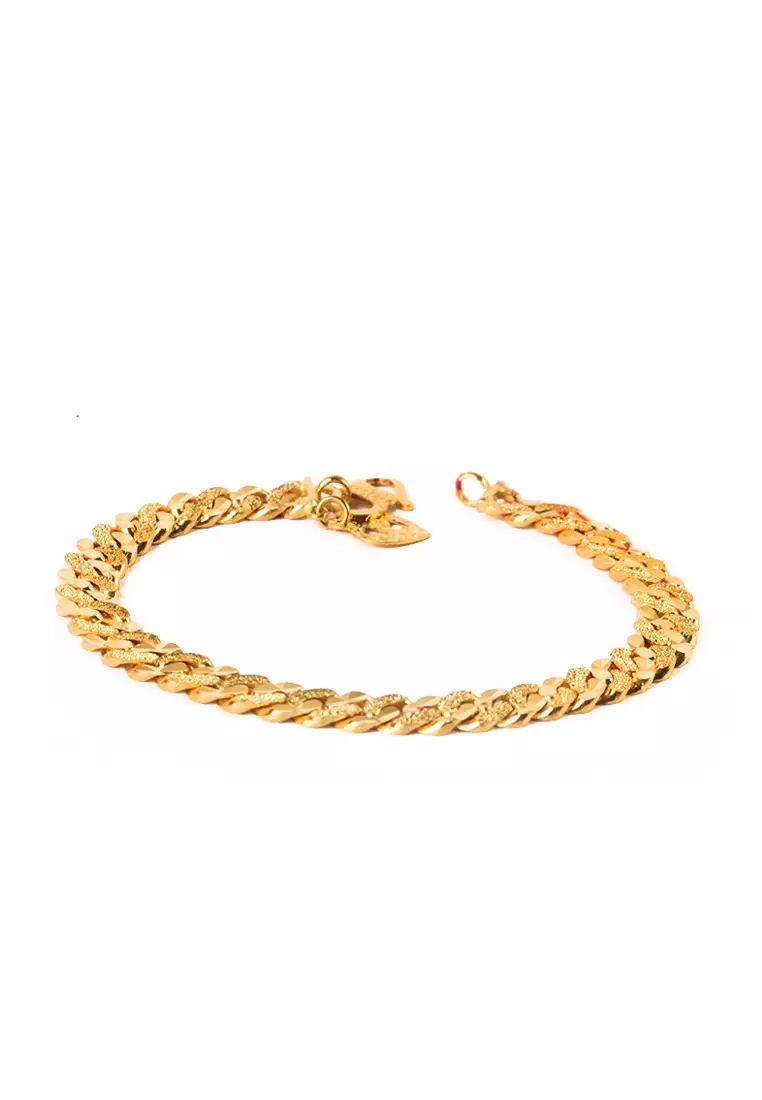 TOMEI Bracelet, Yellow Gold 916 (9M-ZSDK15-XR)