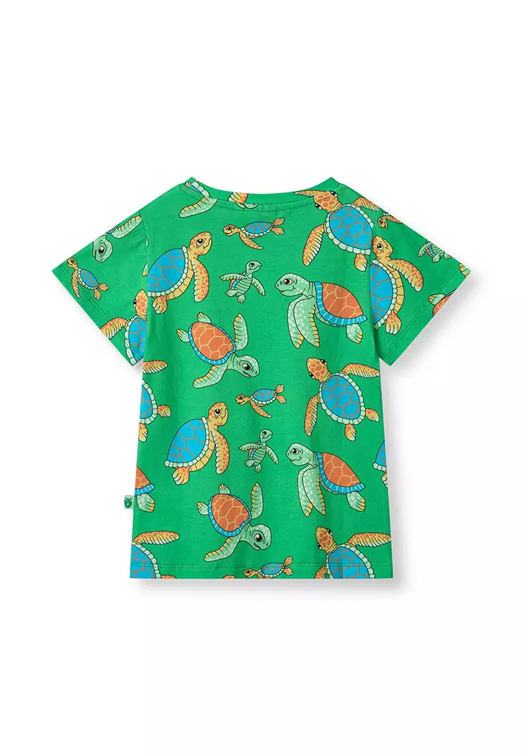 T-shirt with sea turtles