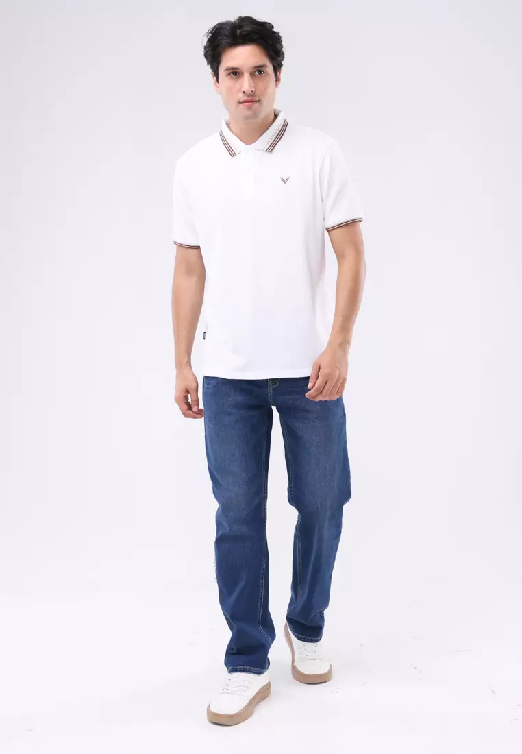 Collared Waffle Tee Short Sleeves