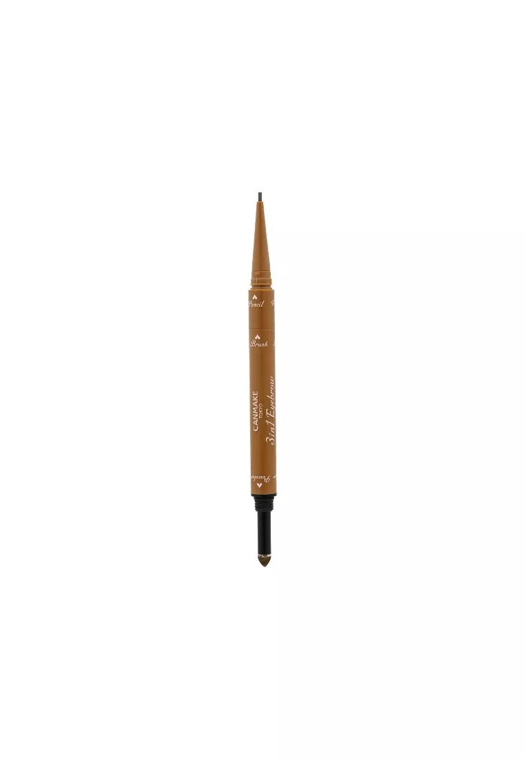 CANMAKE 3in1 Eyebrow (#04 Brown Beige)(1pc) 1piece