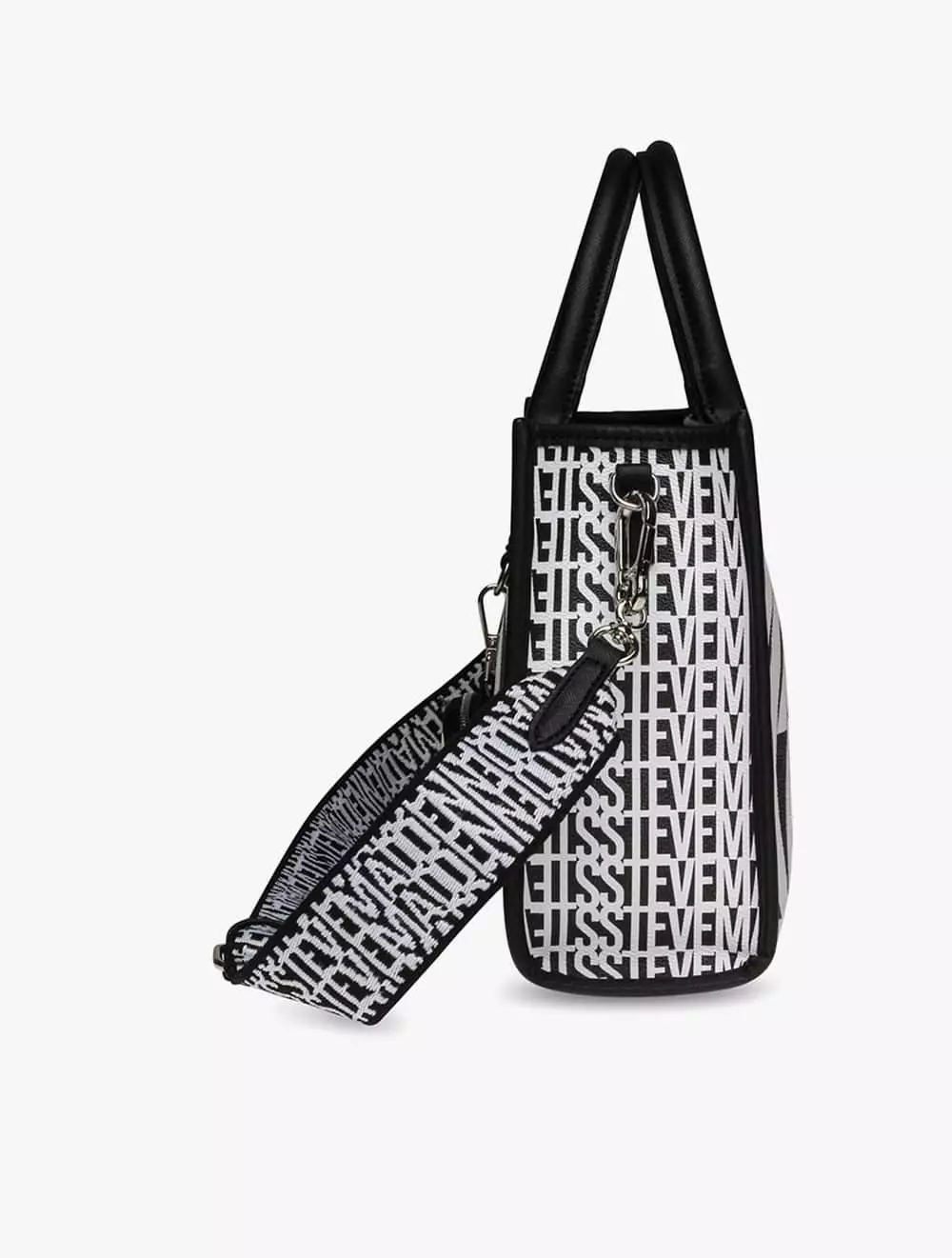Steve Madden BVISION Women's Tote Bag- Black - Black