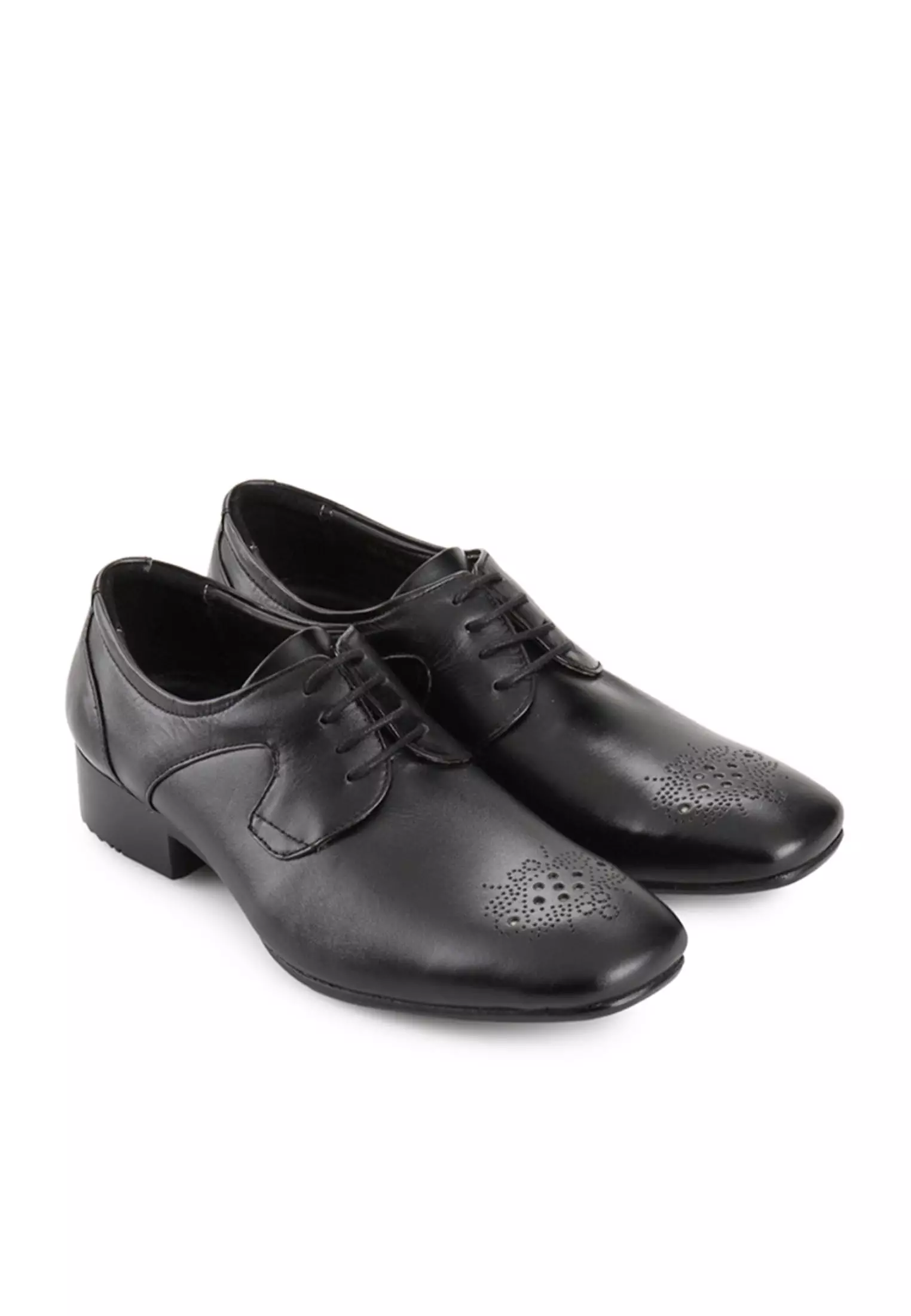 Zeon Sepatu Pantofel Formal kantor oxford Pria Kulit Asli