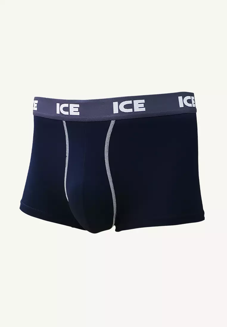  Ice Men Boxer Briefs With Pouch Contrast Stitch Nolan03 - Ninja (Single Pack)