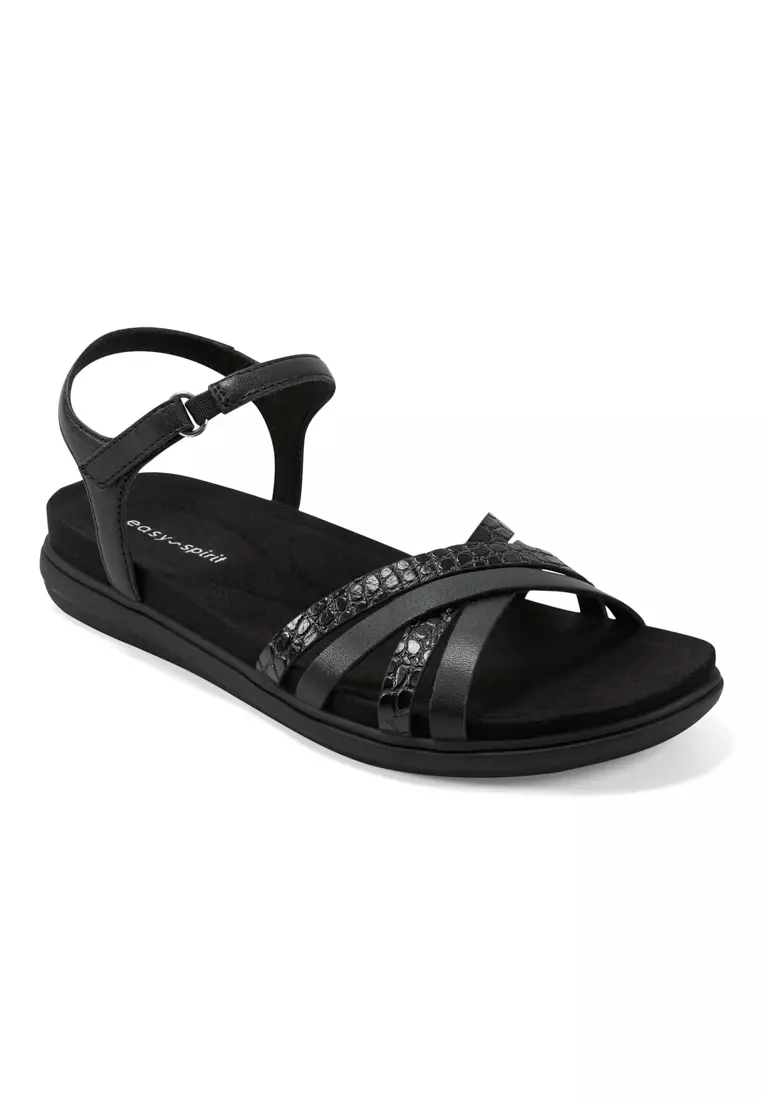 Discount on Easy Spirit  shoes - SKU: Dottle Sandals Black