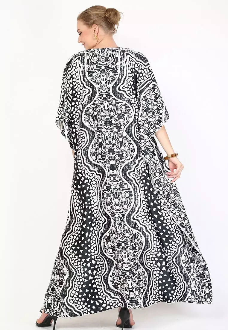 Kanzi Exclusive Short Sleeve Batik Kaftan