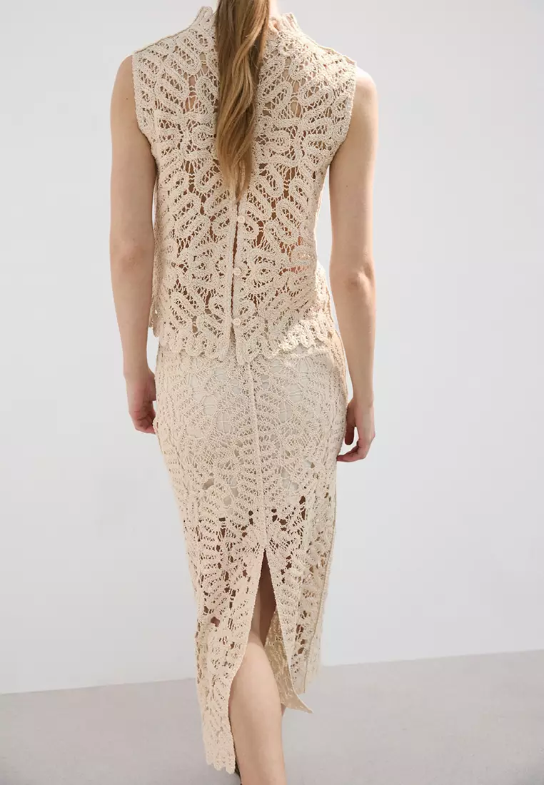 Openwork Knit Top