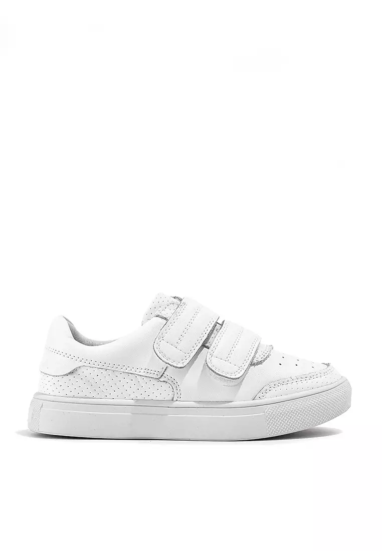 White velcro sneakers on sale