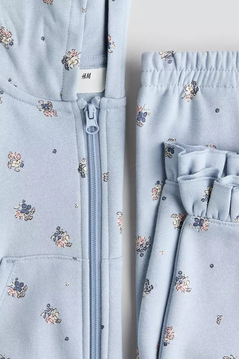 2-piece printed sweatshirt set