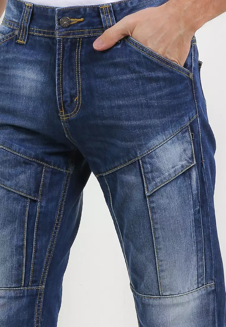Cargo Denim Pants CRG090