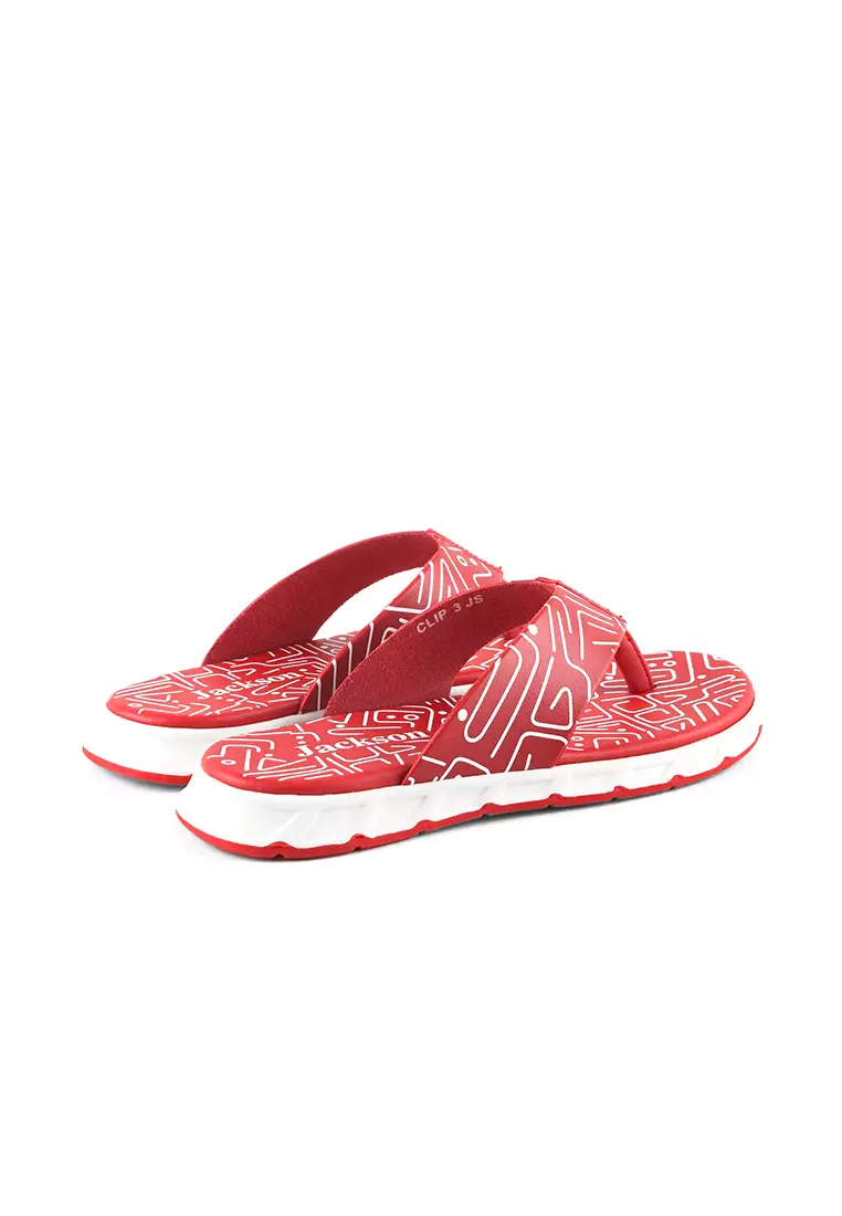 Jackson Kids Clip 3JS Red White