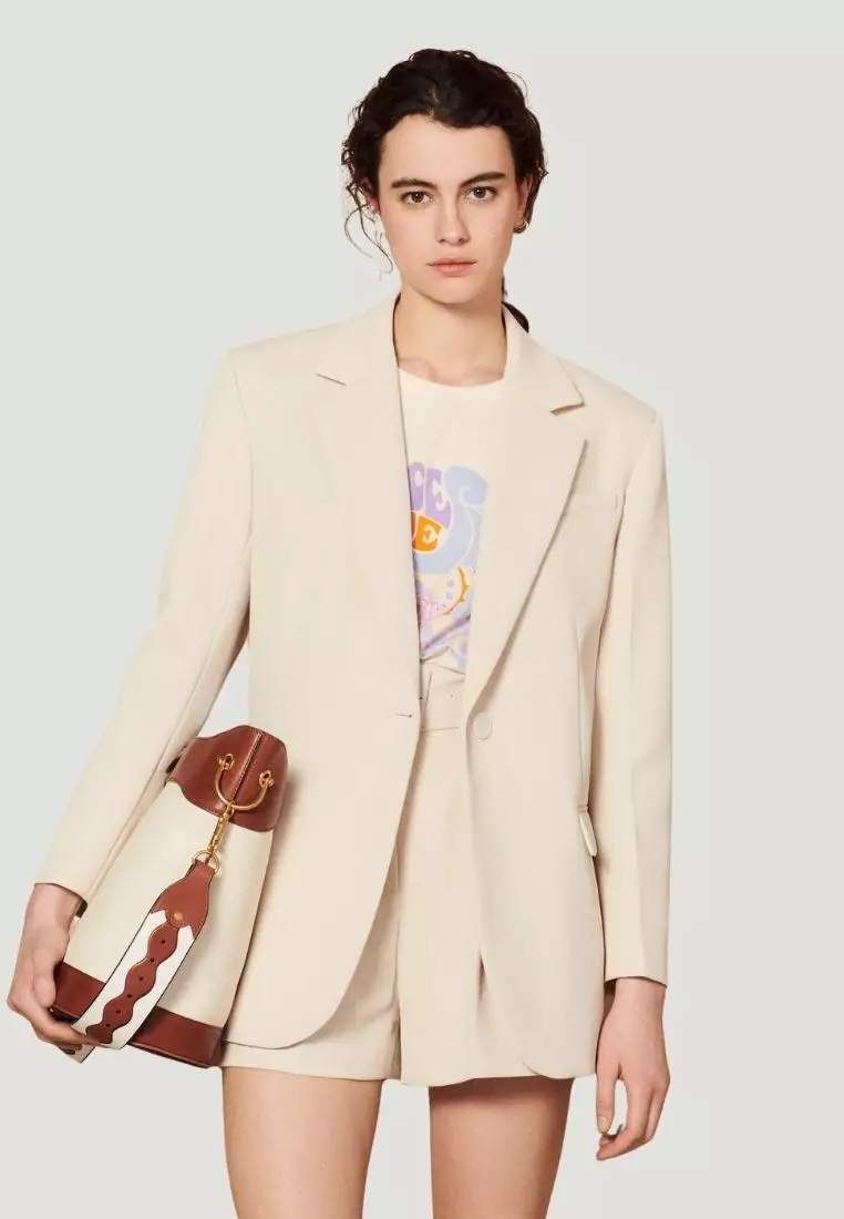Buy Sandro Oversize Flowing Jacket 2024 Online ZALORA Singapore